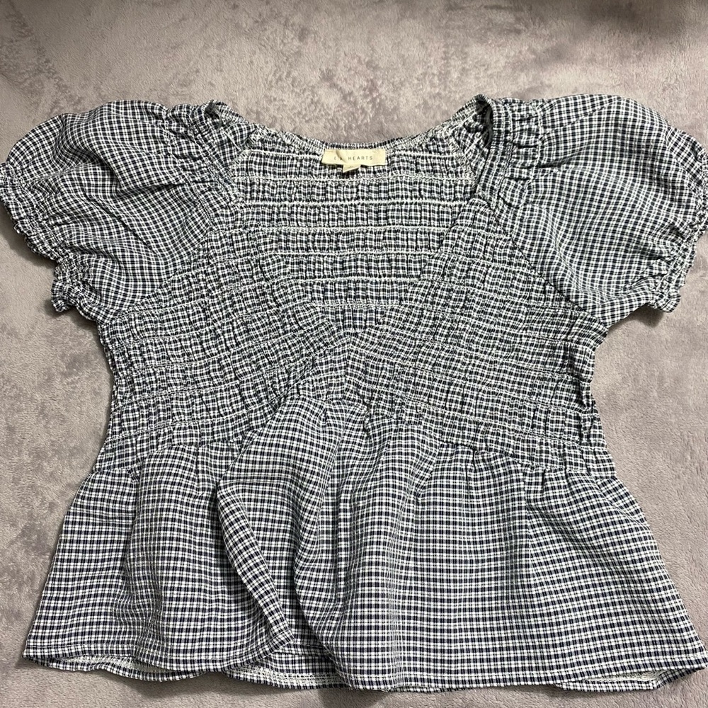 V-Neck Babydoll Top